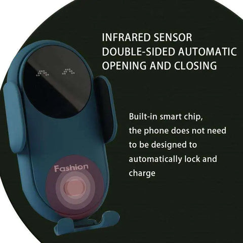 Cute Auto Mount Phone Holder 30W Car Wireless Charger