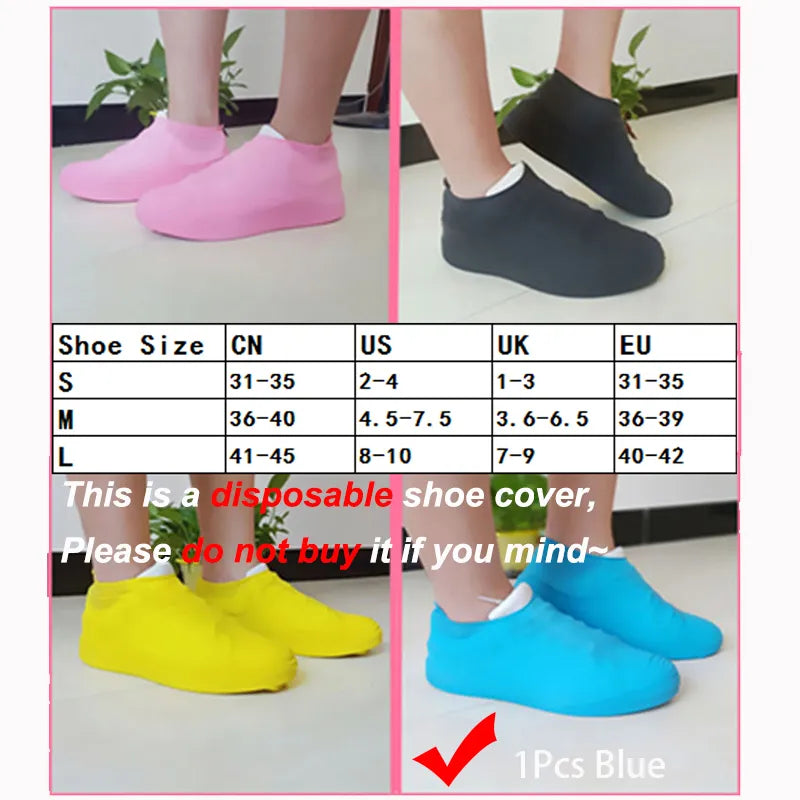 High Quality Reusable Waterproof Rain Shoes Protection Cover