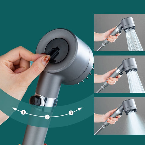 5 in 1 High Pressure Rainfall Shower Head