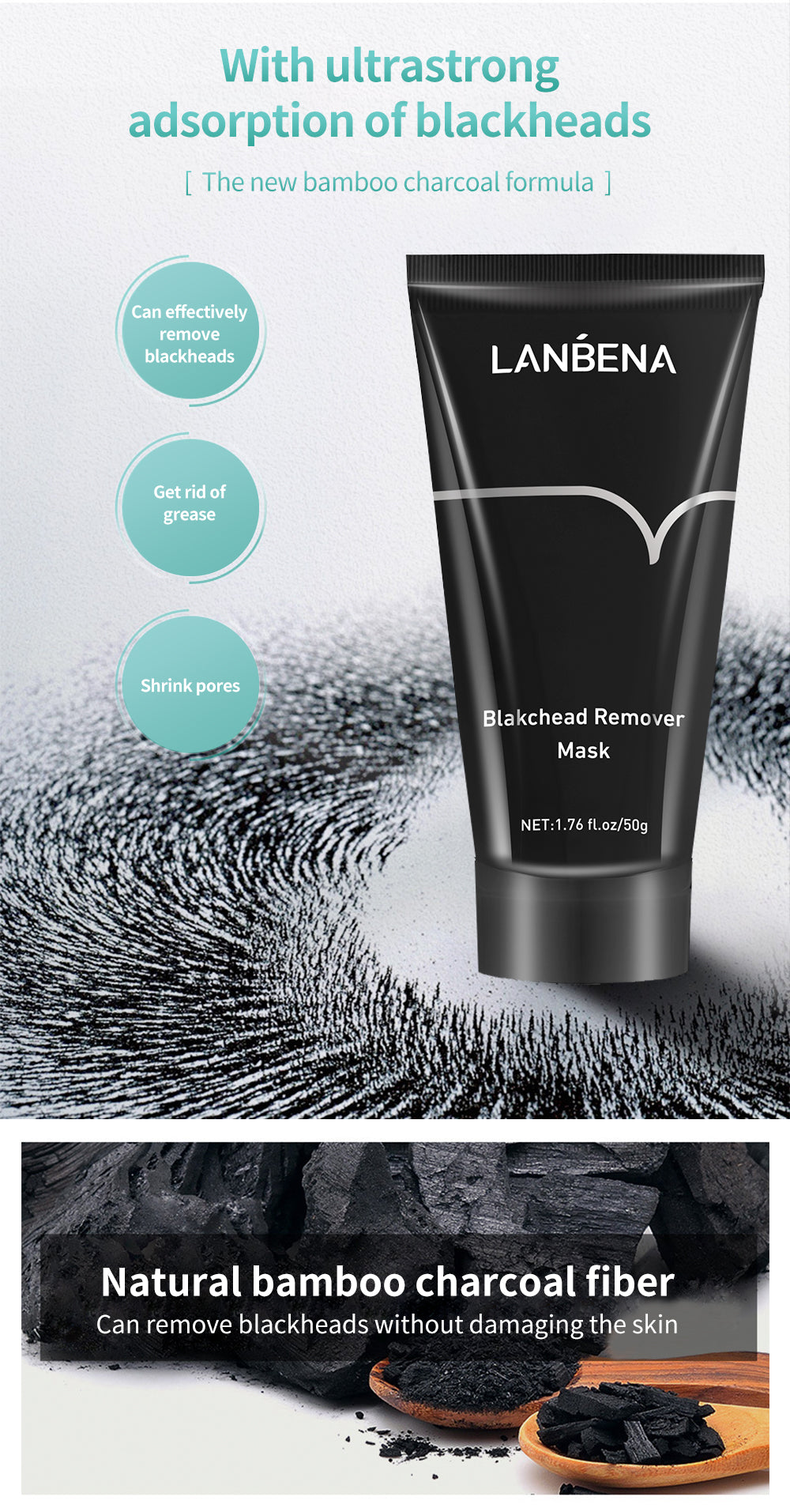 Blackhead Remover Acne Treatment Peel Off Oil Control Skin Care Mask