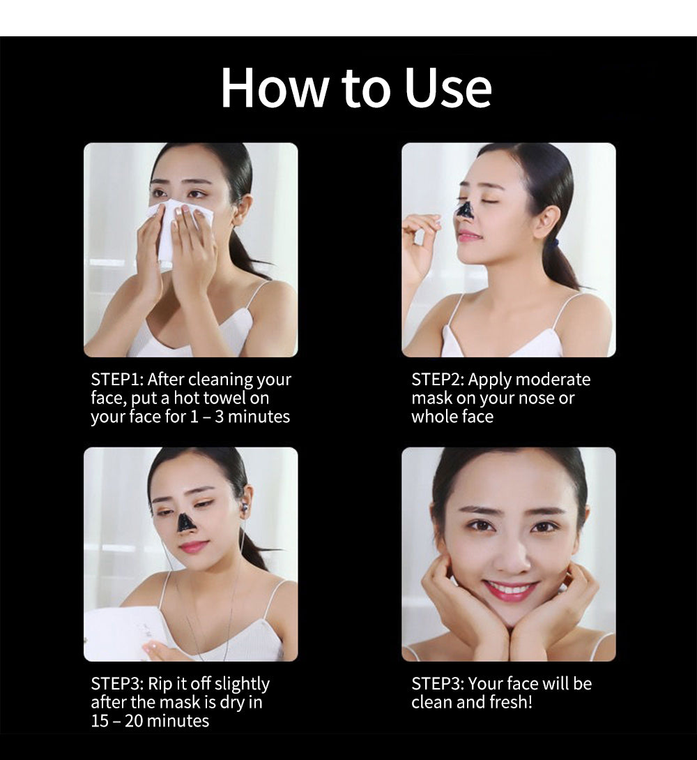 Blackhead Remover Acne Treatment Peel Off Oil Control Skin Care Mask