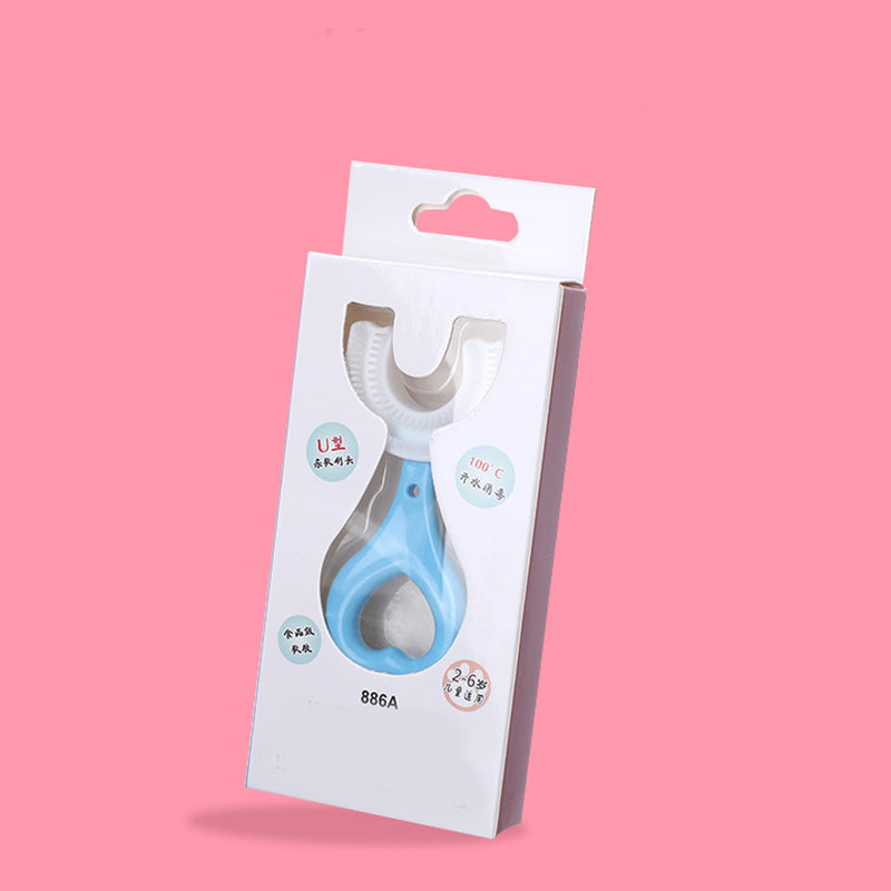 360 Degree U-shaped Child Toothbrush Silicone Kids Teeth Oral Care Cleaning