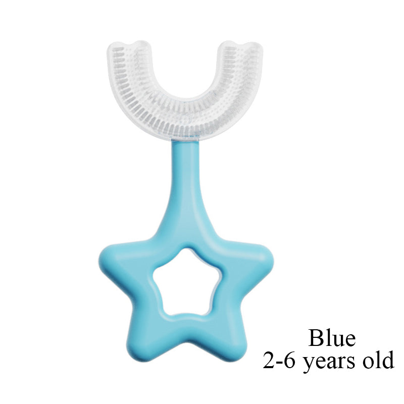 360 Degree U-shaped Child Toothbrush Silicone Kids Teeth Oral Care Cleaning