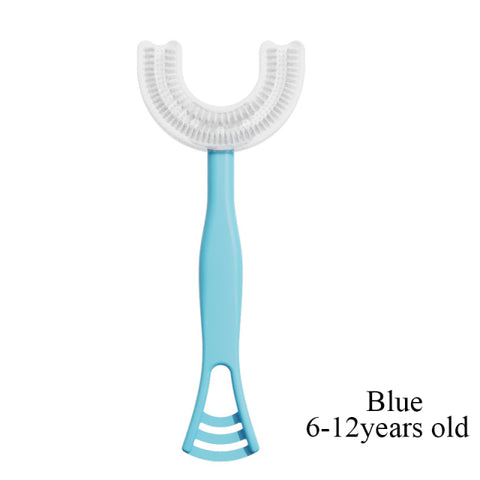 360 Degree U-shaped Child Toothbrush Silicone Kids Teeth Oral Care Cleaning
